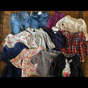 Lot of 12-18 months baby girl clothes